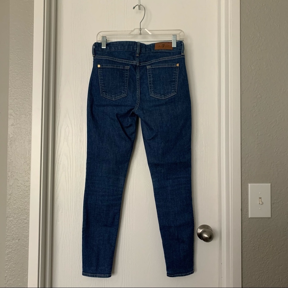 7FAM High Waist Skinny Jeans Size 27 - Picture 7 of 8